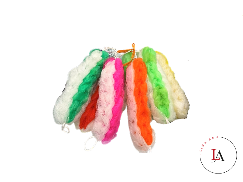 Bông tắm dài màu mè